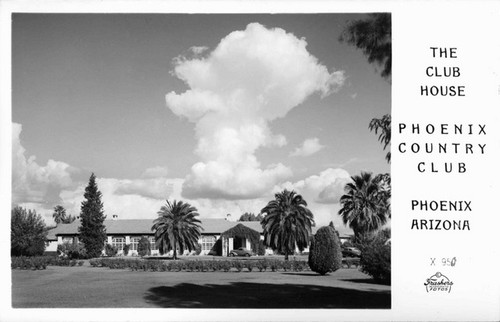 The Club House Phoenix Country Club Phoenix Arizona