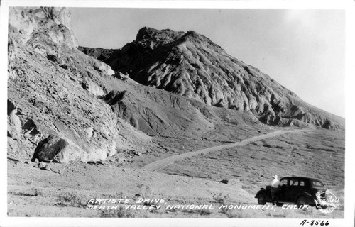 Artist's Drive, Death valley National Monument, Calif