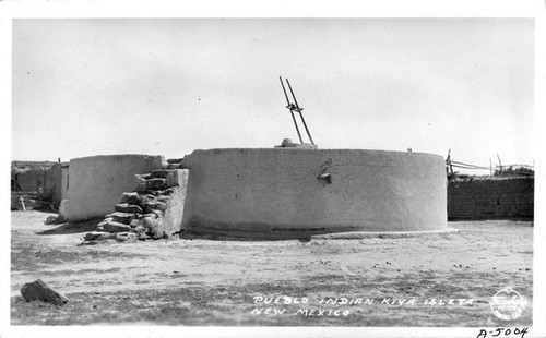 Pueblo Indian Kiva Isleta, New Mexico