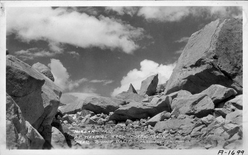 Morgan Pass at Head of Rock Creek Basin Near Bishop, Calif