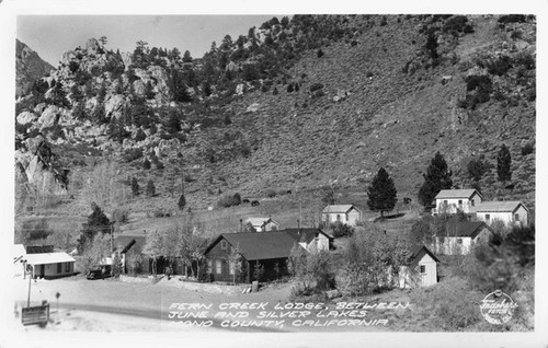 Fern Creek Lodge, between June and Silver Lakes Mono County, California