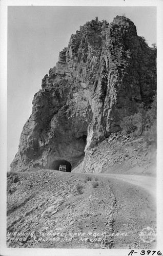 Highway Tunnel Cave Rock Lake Tahoe California - Nevada
