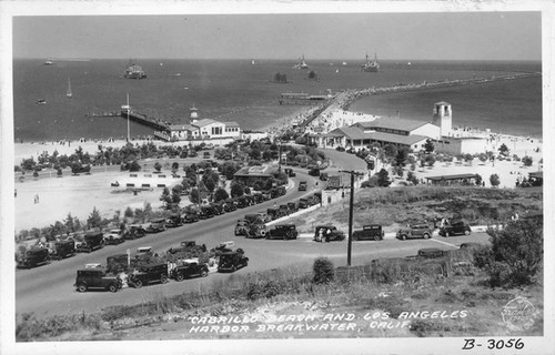 Cabrillo Beach and Los Angeles Harbor Breakwater, Calif