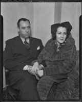 Michael Cudahy and his wife Jacklyn Cudahy, Los Angeles, 1935