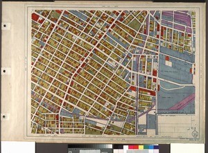 WPA Land use survey map for the City of Los Angeles, book 8 (Downtown Los Angeles and Hyde Park to Watts District), sheet 5