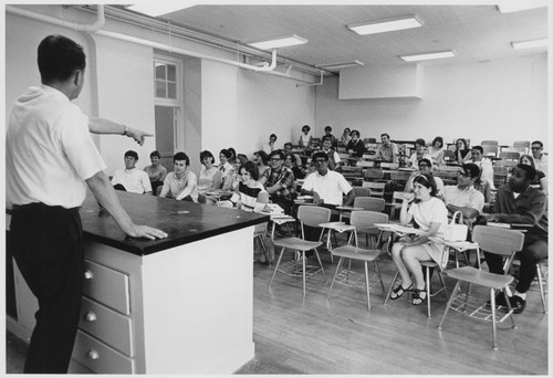 Students in class, ca. 1968