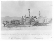 Berry's Combined Steam Traction Harvester