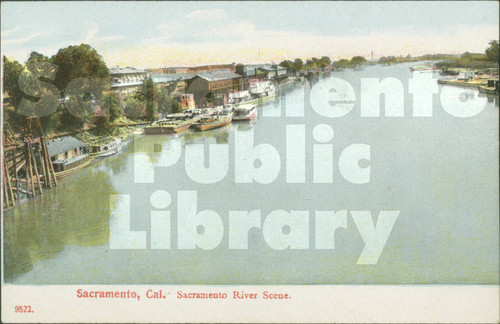Sacramento, Cal. Sacramento River Scene
