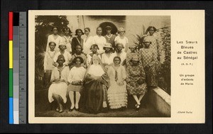 Group of women posed outdoors, Senegal, ca.1920-1940