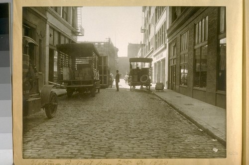 Natoma St. West from 2nd St., 1920
