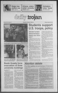 Daily Trojan, Vol. 114, No. 11, January 25, 1991
