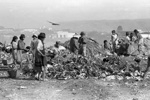 Looking through the landfill, Bucaramanga, Colombia, 1975