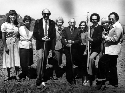 Levine Family at Ground Breaking Ceremony