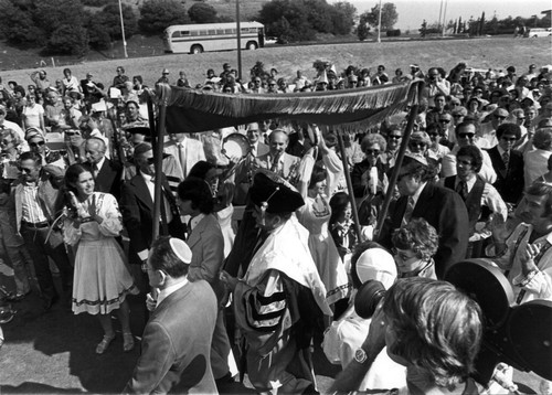 Torah Procession to New Campus