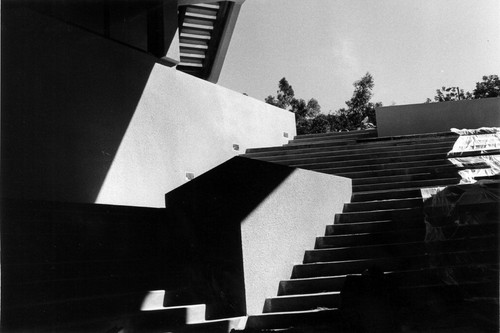 Staircase in shadows