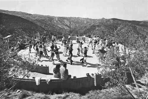 Folkdancing at the House of the Book, Brandeis-Bardin Institute