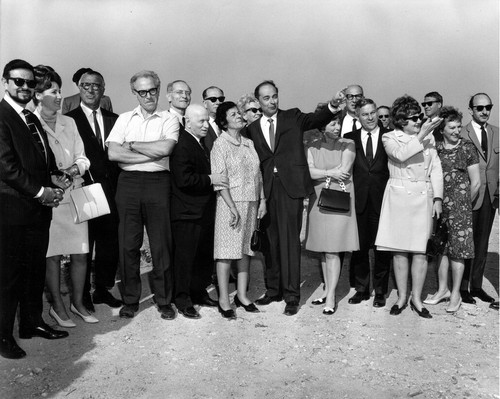 Mr. and Mrs. Gindi at Ground Breaking Ceremony