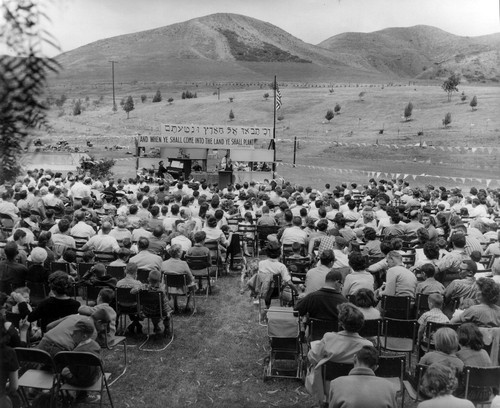 Tree Planting at Brandeis Camp Institute