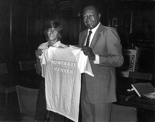 Honorary Member of the Tribe, Mayor Tom Bradley