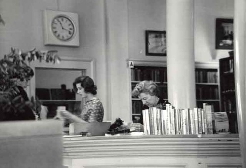 Desk in Carnegie library