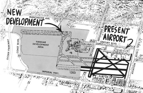 Present facilities & proposed development, a drawing