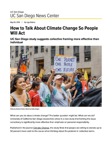How to Talk About Climate Change So People Will Act