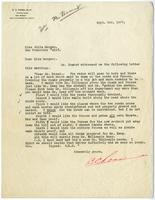 Letter from C. C. Rossi to Julia Morgan, September 3, 1927