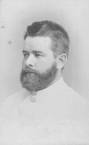 Sprogforsker og etnograf Paul Olaf Bodding, født 2.11.1865 i Gjøvik, Norge. I 1889 blev Bodding