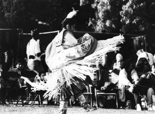 American Indian woman dancer