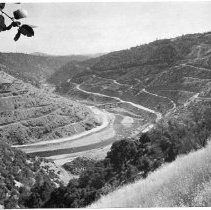 A view of the site of the proposed Auburn Dam on the North Fork of the American River