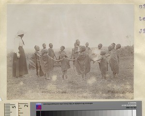 Mrs. Watson & Jingering, Kikuyu, Kenya, ca.1911