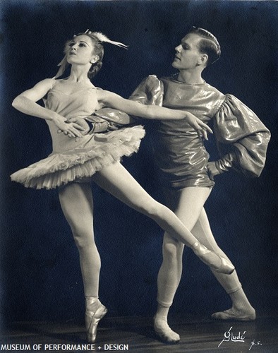 Lew Christensen and Janet Reed in W. Christensen's "Swan Lake"