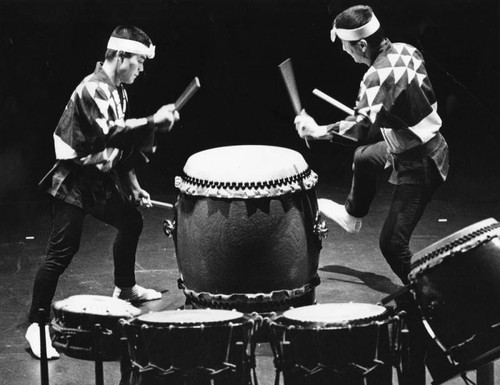 Kodo drumming troupe perform at Japan America Theater