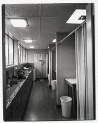 Examining room at Santa Rosa Medical Center, Santa Rosa, California, 1957