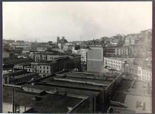 [View of San Francisco, looking northwest from the Hall of Justice]
