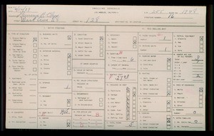 WPA household census for 128 W 28TH STREET, Los Angeles