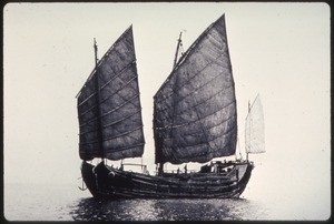 A sea-going junk, Changde, Hunan, China, ca.1900-1919