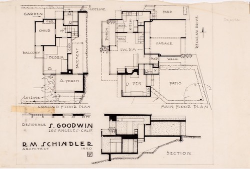 Global Architecture Rudolph M Schindler: R M Hollywo GA 77 Schindler House 