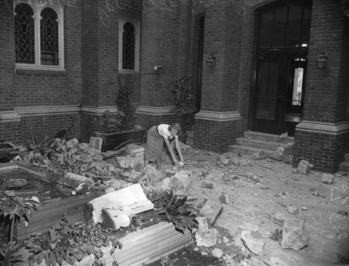 Glendale Church damaged by earthquake