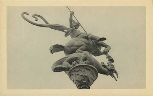 Sculpture at the World's Fair of 1940, New York - "St. George Slaying the Dragon," by Anthony de Francisci, Court of States