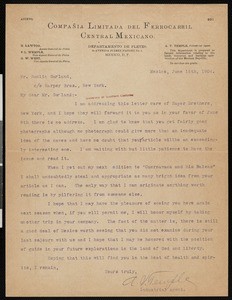 A.V. Temple, letter, 1904-06-15, to Hamlin Garland
