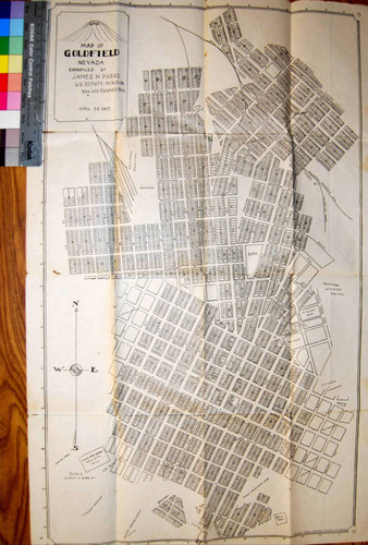Map of Goldfield, Nevada / compiled by James H. Parks U.S. Deputy Min Sur