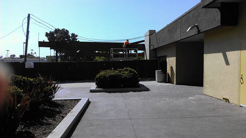 Construction of Pico Branch Library looking from the north, May 2, 2013, Santa Monica, Calif