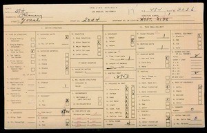 WPA household census for 2044 ZONAL, Los Angeles