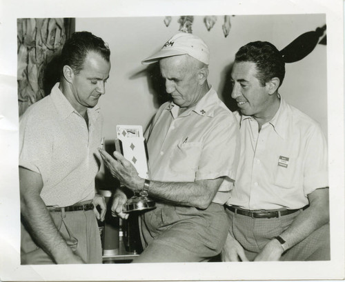Micky Moore, George Marshall, and unidentified