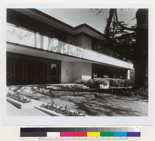 Dominican College Library, exterior (1), San Rafael, 1958