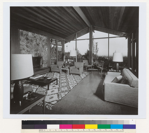 Howard A. Friedman Residence, interior (2), Hillsborough, n.d