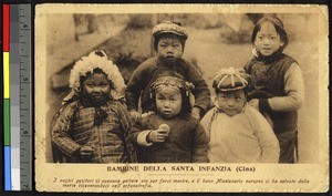 Orphaned children, China, ca.1920-1940