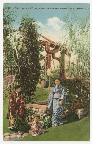 "At the well" Japanese Tea Garden, Coronado, California
