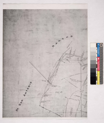 Map of that part of the Rancho Paso de Bartolo. Described in a deed from Pio Pico to B. Cohn. surveyed at the request of Chas Prager et al